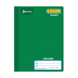 Cuaderno Cosido de 100 Hojas College Blanco Norma 360